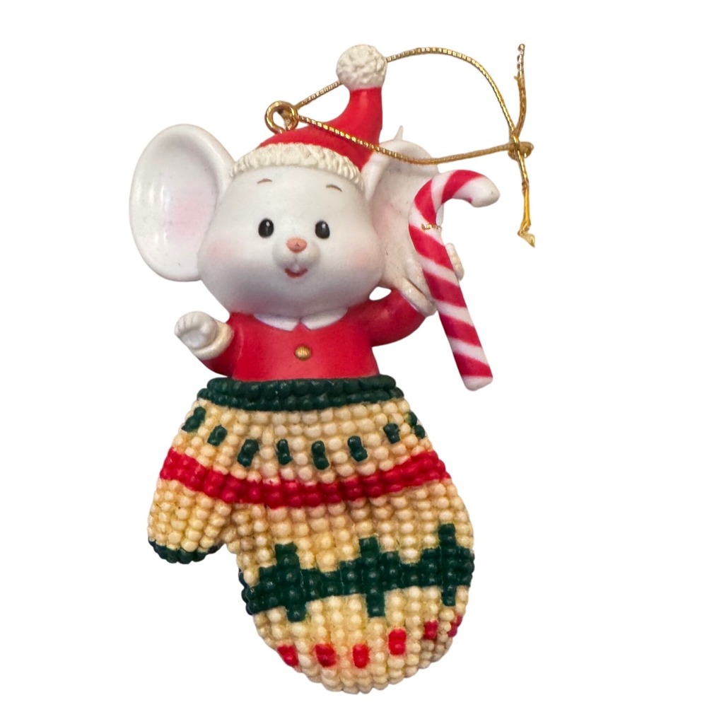 Enesco Mouse in a Mitten Christmas Ornament Santa Hat 1987
Original box EUC - Picture 2 of 10